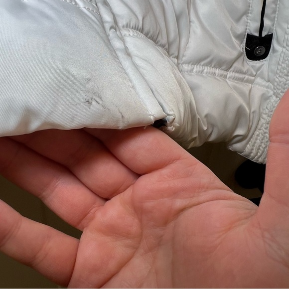 Nautica Women's Puffy Jacket White Size Xl No Hood, Winter Coat - Picture 4 of 9